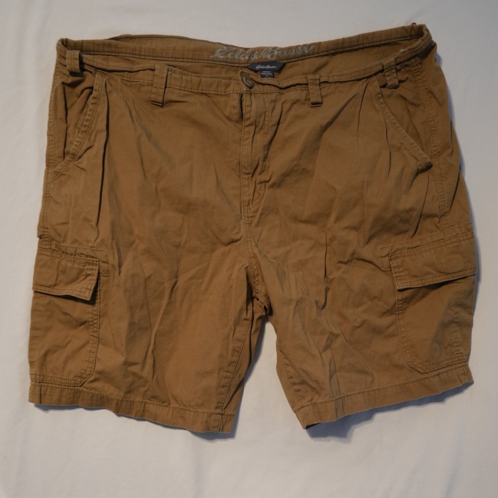Eddie Bauer Men's Brown Cargo Shorts